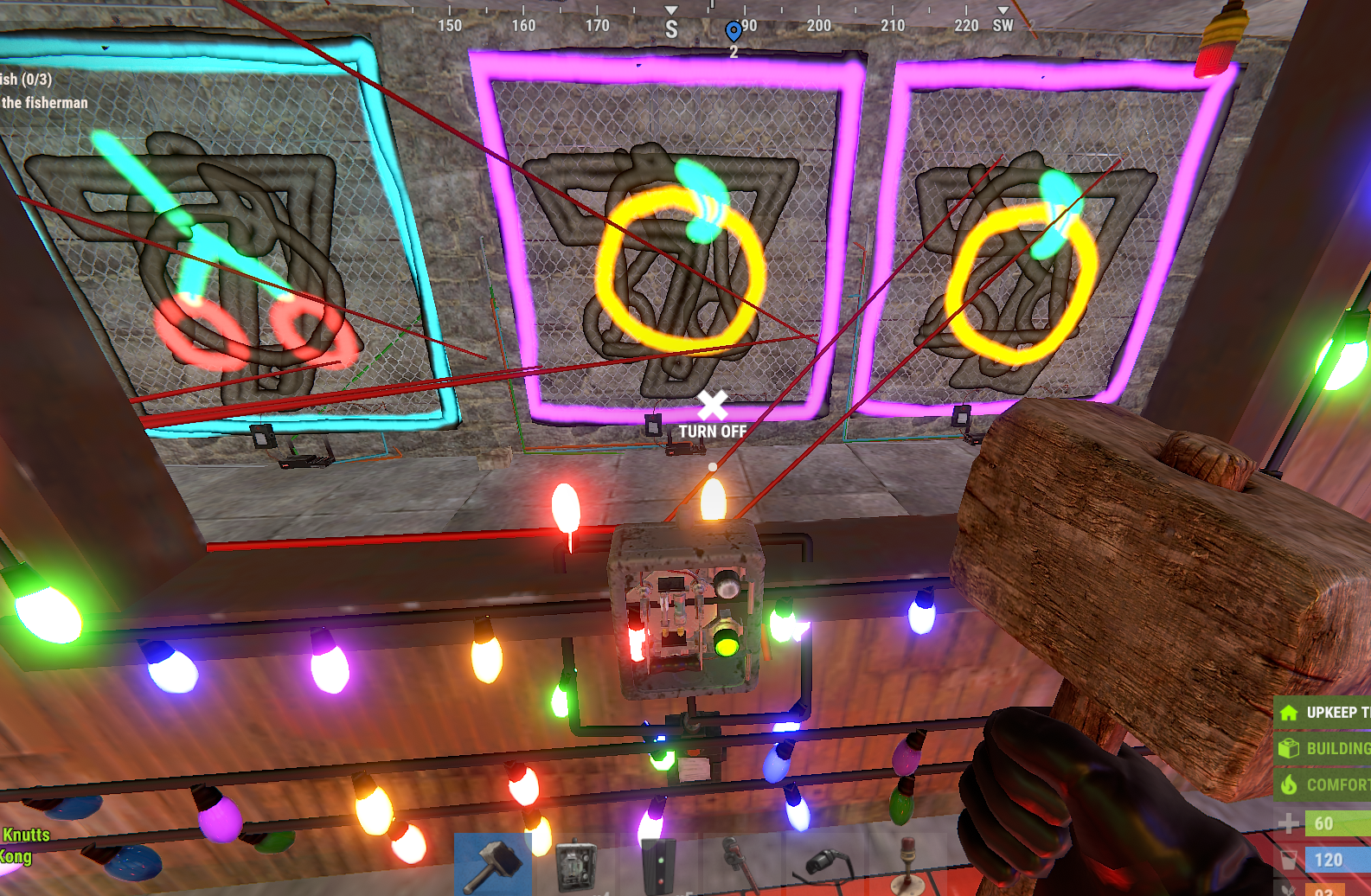 rust slot machine side